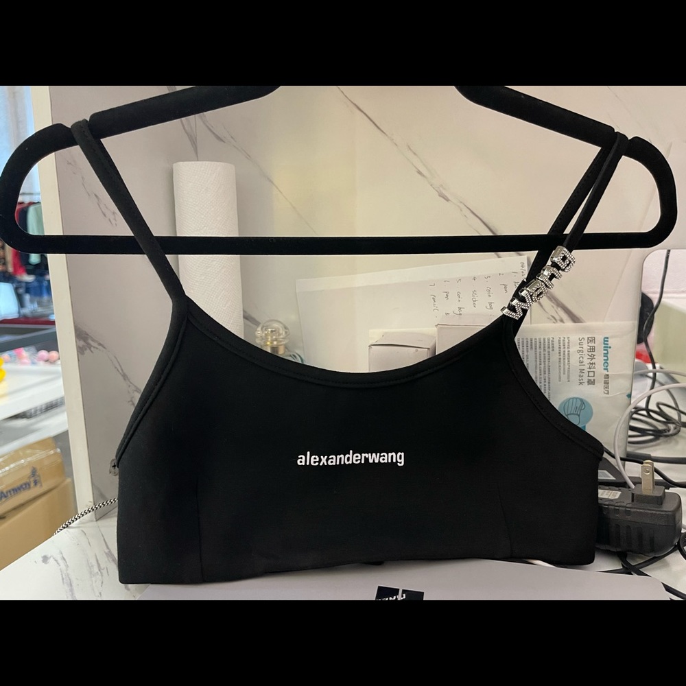 COPY - Alexanderwang Diamante Logo Top